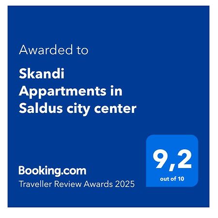 Skandi Appartments In Saldus City Center Exteriör bild