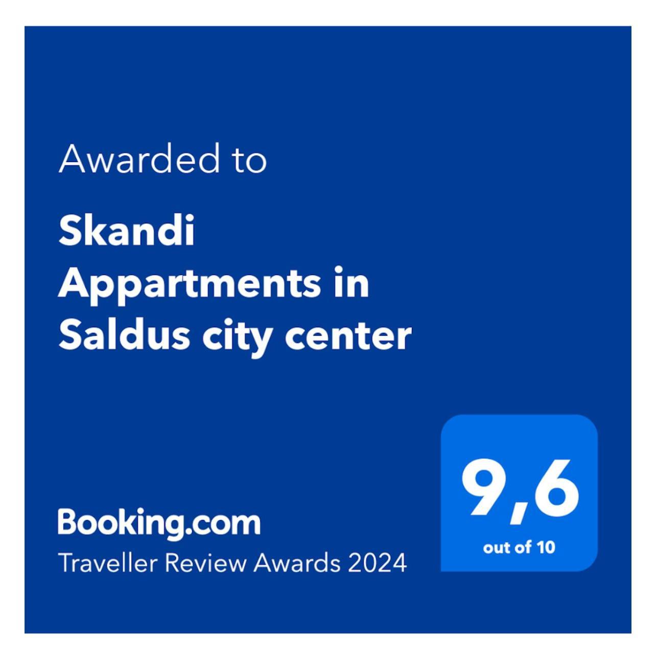 Skandi Appartments In Saldus City Center Exteriör bild