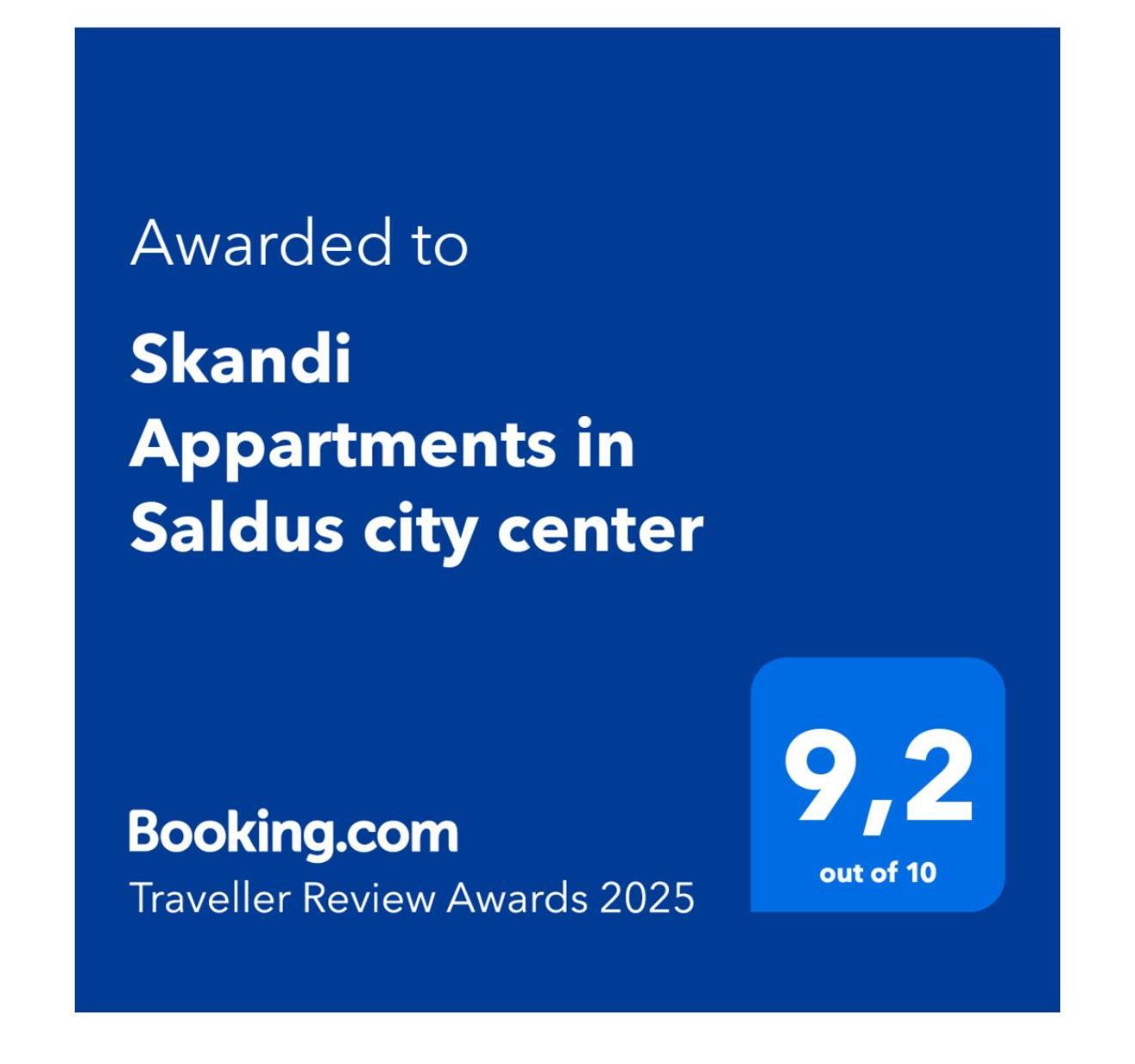 Skandi Appartments In Saldus City Center Exteriör bild